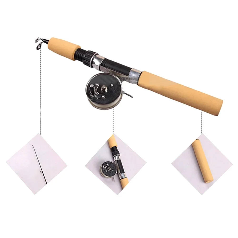 Ice Fishing Reel - 55/65/75 cm Mini Telescopic Winter Shrimp