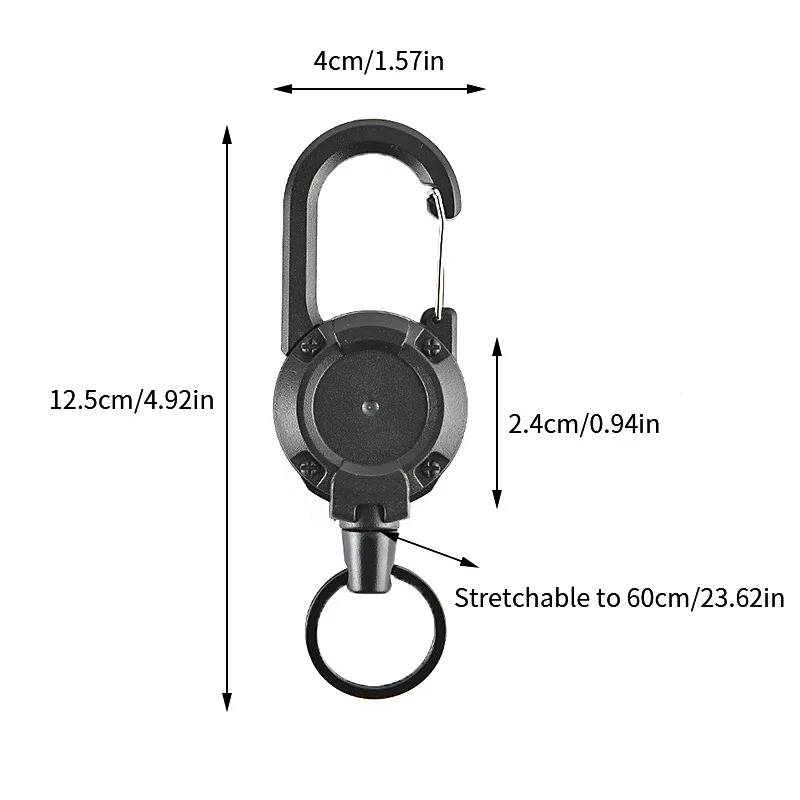 Tactical Retractable Carabiner - Conventional Reel のレビューと価格