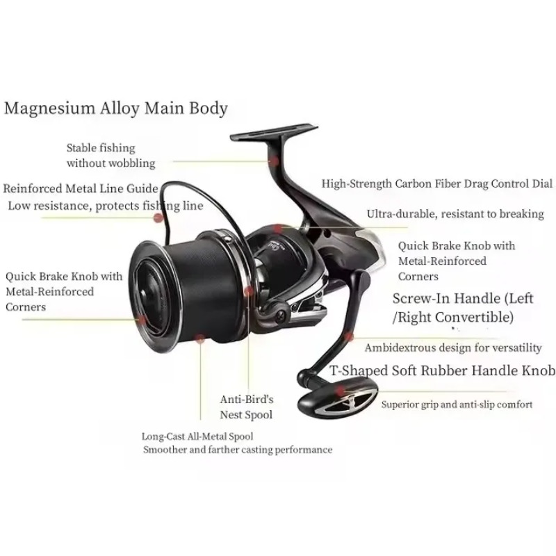 Fishing Reel Carp New  Body 12 - Reel Spare Spool のレビューと価格