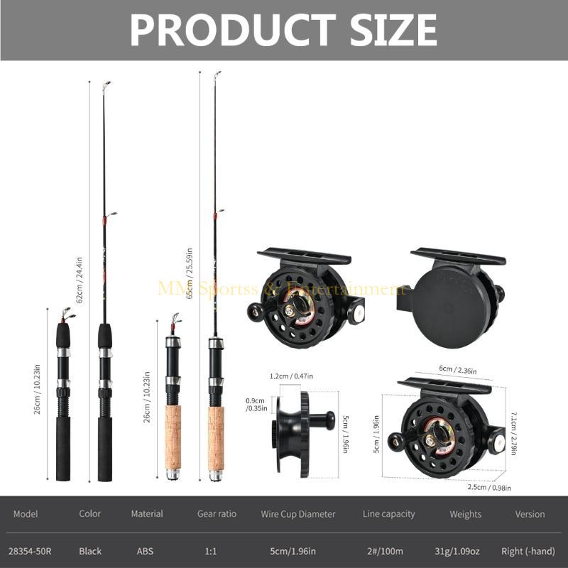 31BE 1 Set Fishing Rod With Fi - Ice Fishing Reel のレビューと価格