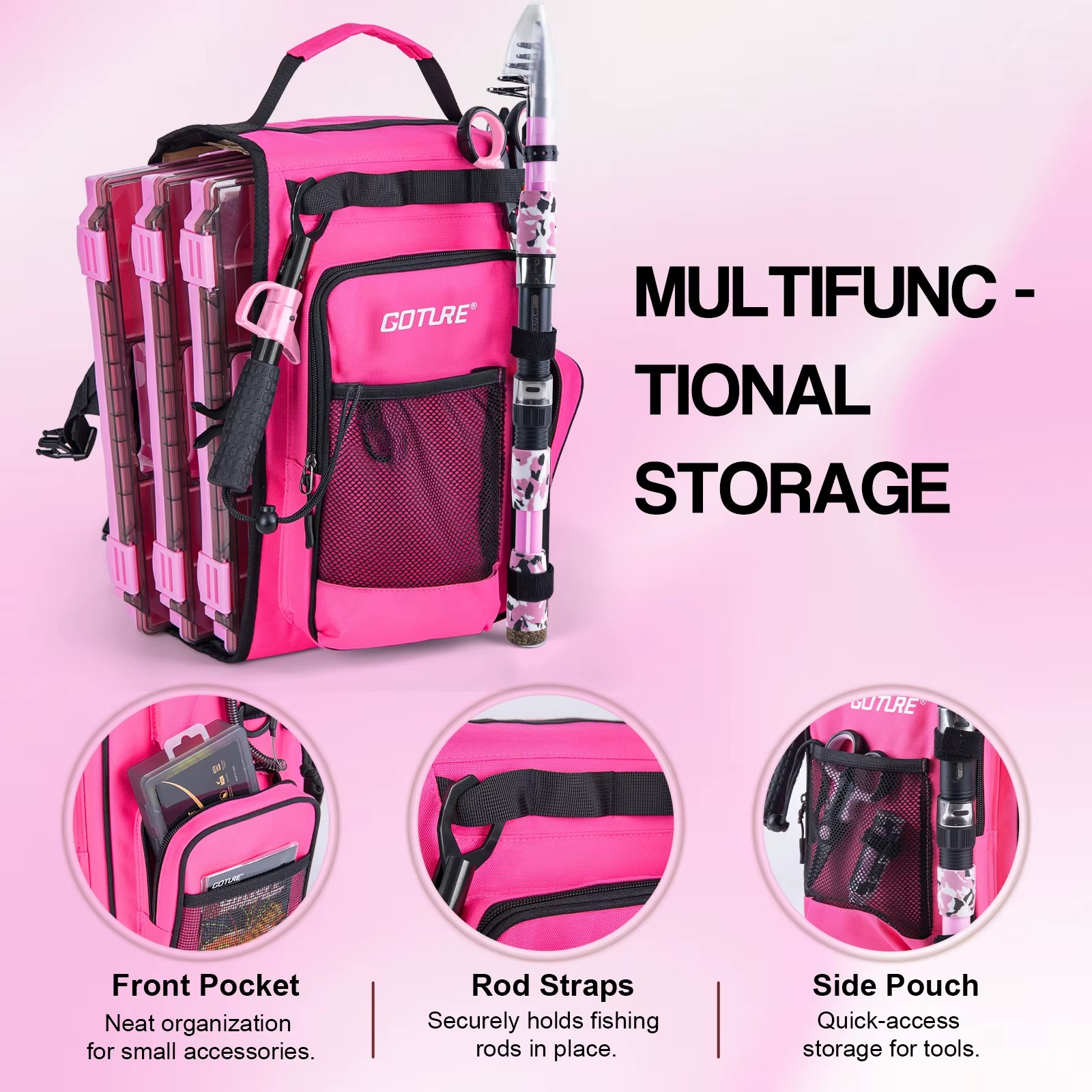 Goture All-in-One Fishing Comb - Reel Bag のレビューと価格