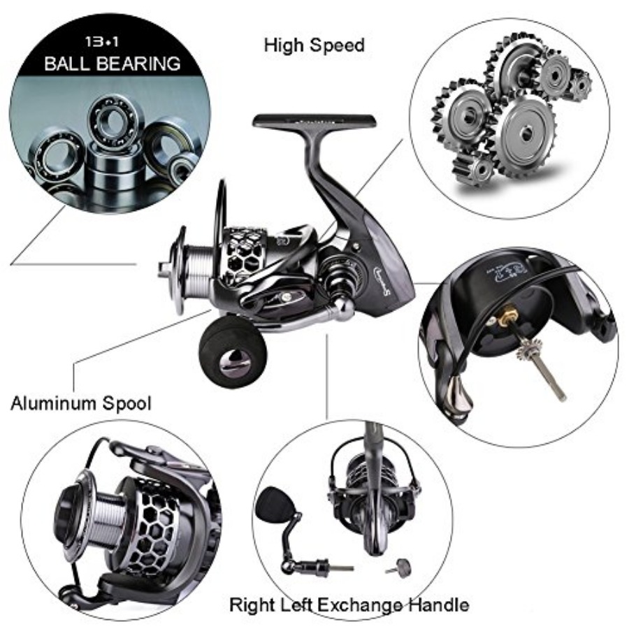 Fishing Reel 13+1BB Light Weig - Reel Spare Spool のレビューと価格