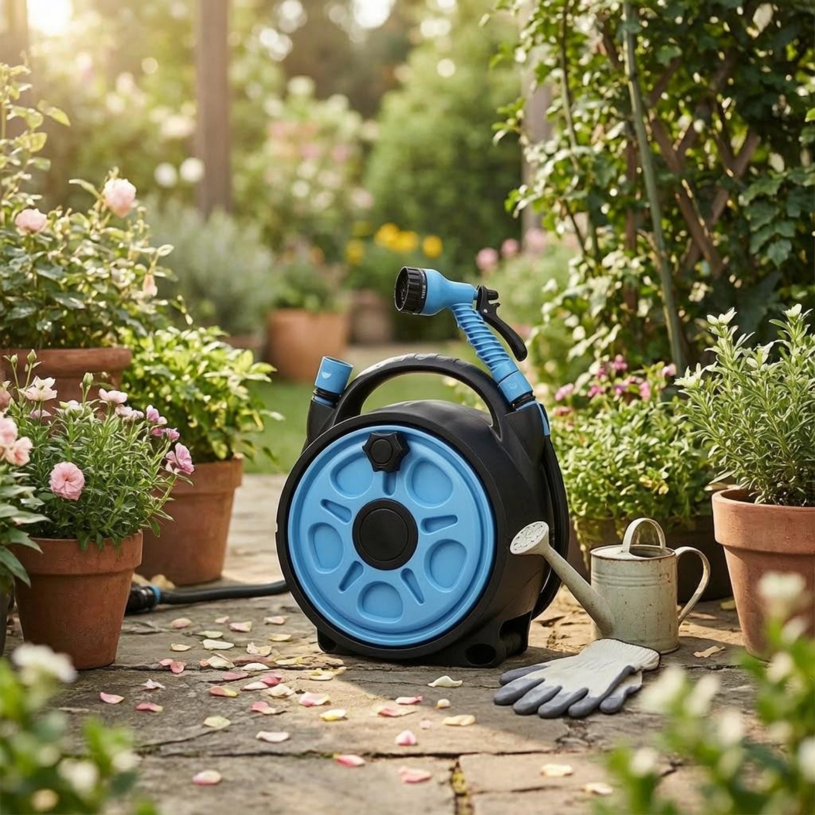 Hose Reel Sprayer Portable Car - Reel Handle のレビューと価格